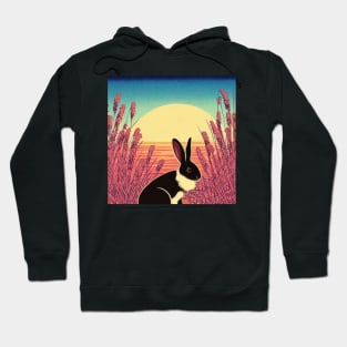 Just A Cute Black Havana Rabbit Hoodie